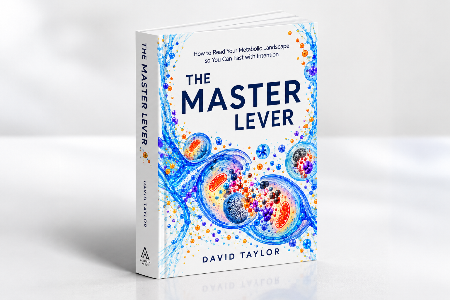 The Master Lever by David Taylor shown as a finished book mockup